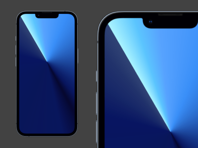 Макет iPhone 13 Pro в svg формате