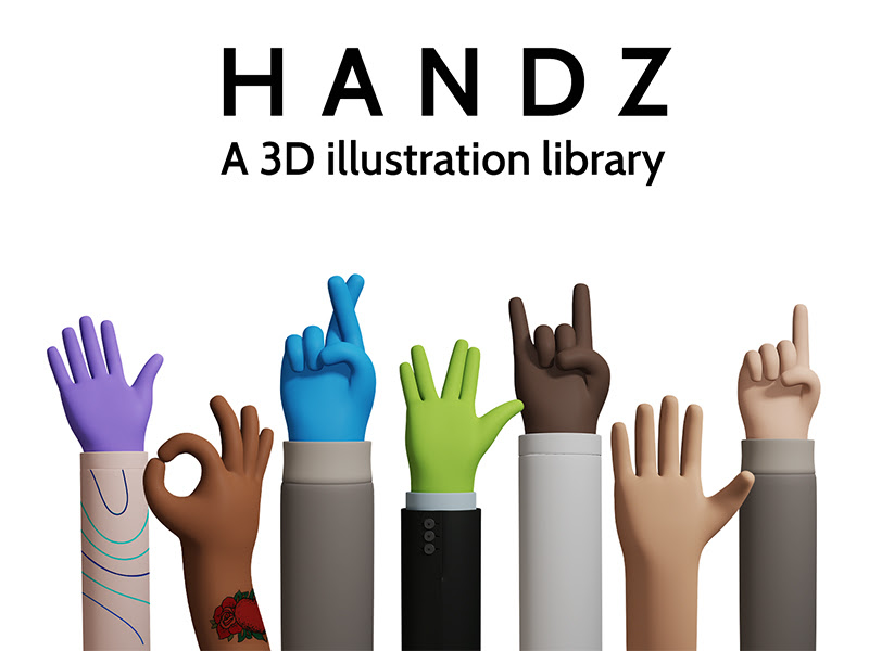 Макет библиотеки 3D-жестов HANDZ