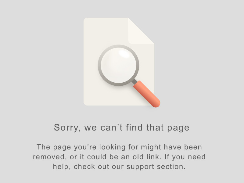 Дизайны ошибки «Не найдено», страница 404