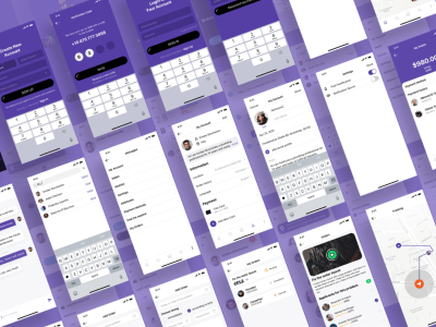 Макет пользовательского интерфейса приложения Professional Services App UI Kit