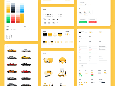 Макет Дизайна Auto Style Guide