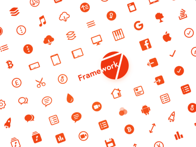 Векторный Дизайн значков Framework7